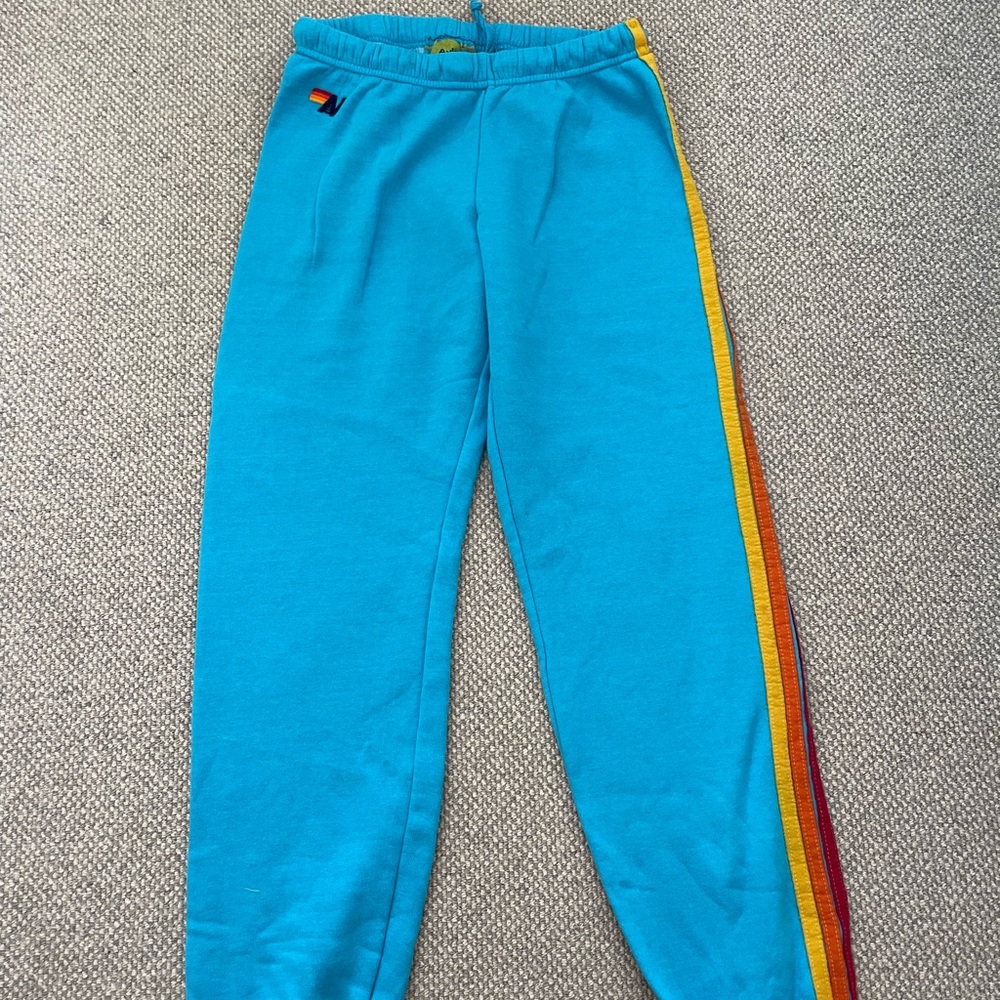 Aviator nation bright blue sweatpants